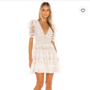 Megan Mini Dress in Blanc
Bronx and Banco size small white